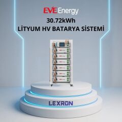EVE 30.72kWh LİTYUM HV (YÜKSEK VOLTAJ) BATARYA SİSTEMİ