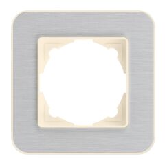 Günsan Radius Krem & Silver Light Tekli Çerçeve