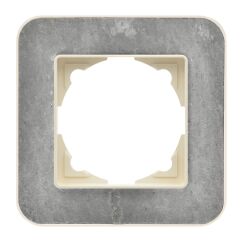 Günsan Radius Krem & Silver Gray Tekli Çerçeve