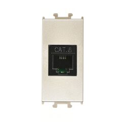 Günsan Domino Metalik Bej Data Prizi (RJ45 Cat6) - 1M