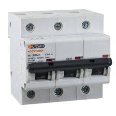 Günsan Valta Otomatik Sigorta 3P 10kA C Tip 125A Üç Kutuplu