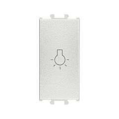 Günsan Domino Gümüş Vidalı Liht Anahtar - 1M - 16AX 250V
