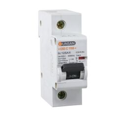 Günsan Valta Otomatik Sigorta 1P 10kA C Tip 125A Bir Kutuplu
