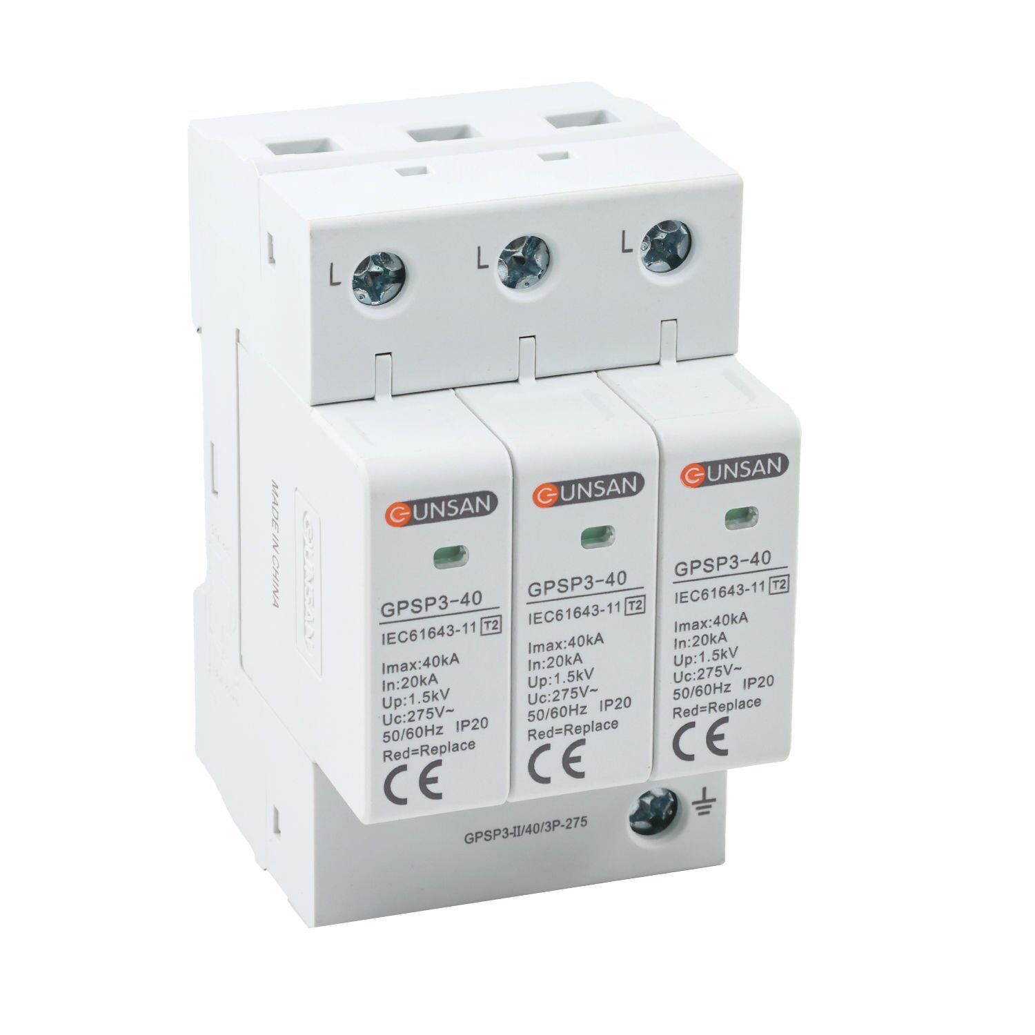 Günsan Valta Parafudr 4 Kutup 3P+N  275 V