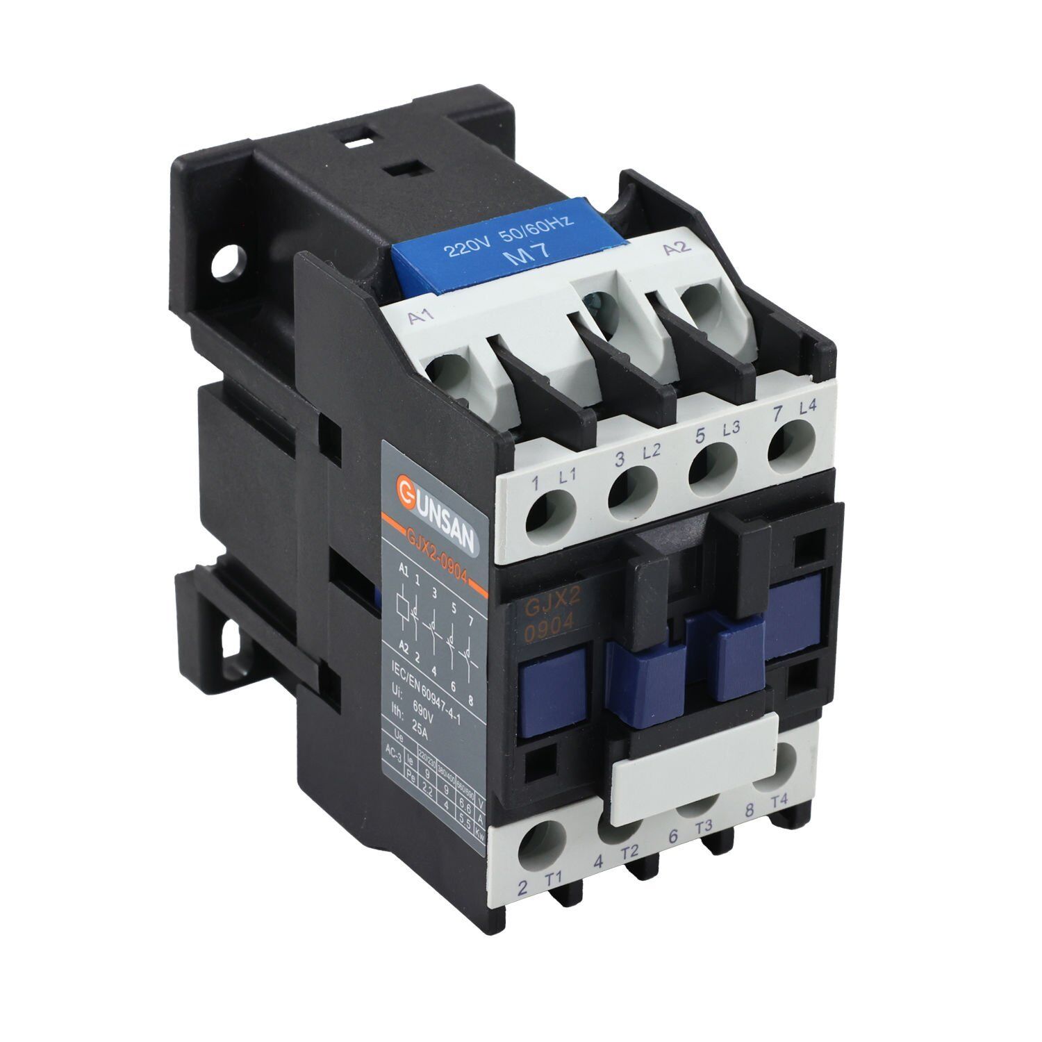 Günsan Valta Kontaktör 9A 4P 4NO 220V 50/60Hz