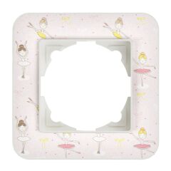 Günsan Radius Fildişi Beyazı & Pinky Ballerina Tekli Çerçeve