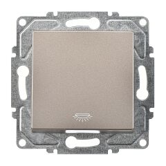 Günsan Eqona Mocha Vidalı Liht Anahtar 10AX 250V