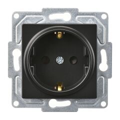 Günsan Eqona Mocha Çocuk Korumalı Topraklı Priz - 16A 250V - Klipsli