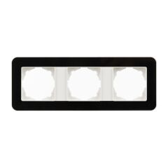 Günsan Radius Fildişi Beyazı & Jet Black Üçlü Çerçeve