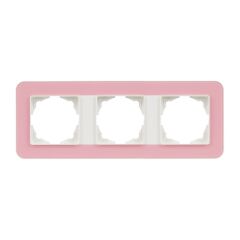 Günsan Radius Elements Üçlü Çerçeve Fildişi Beyazı / Powdery Pink
