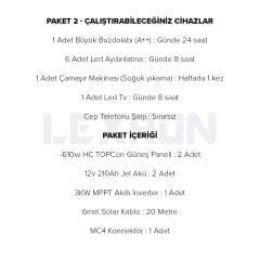 TOPCON KÜÇÜK EV PAKETİ (PAKET 2)