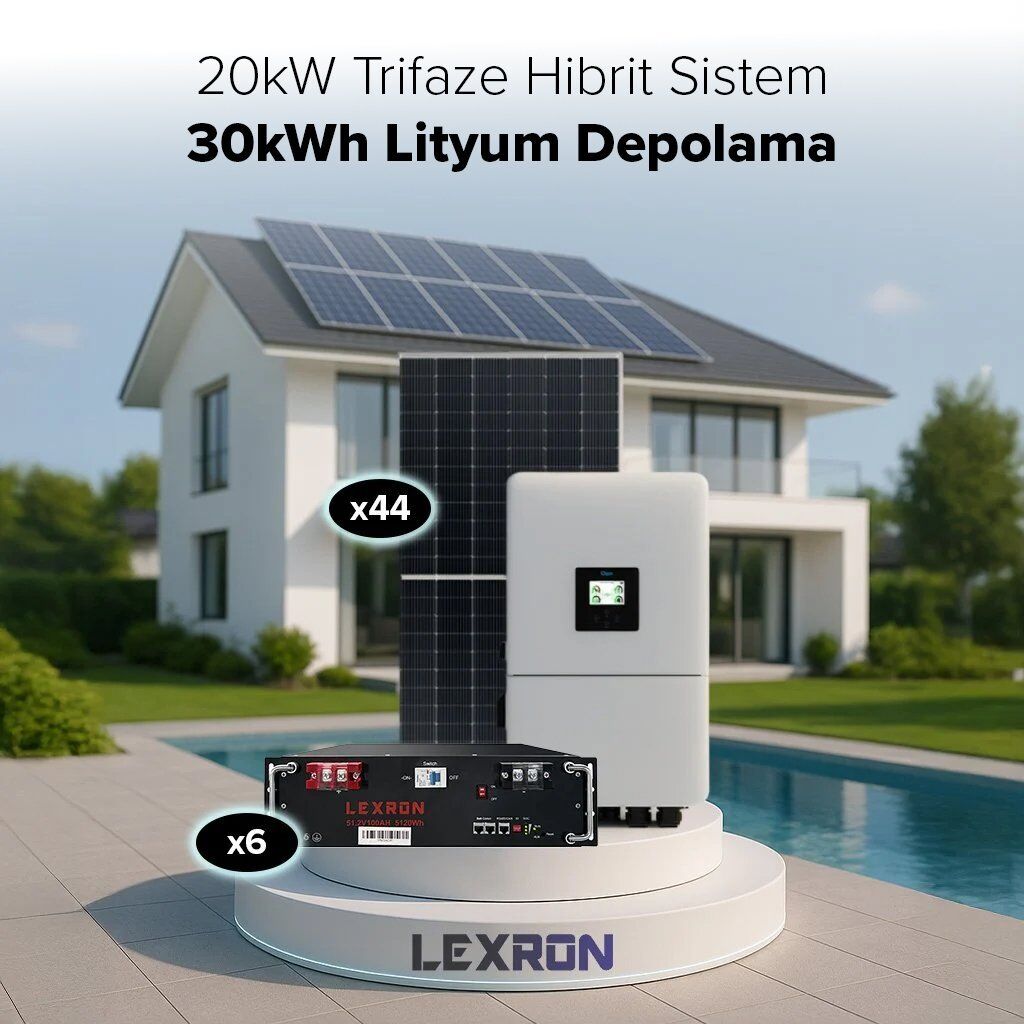 20KW TRİFAZE HİBRİT SİSTEM 2