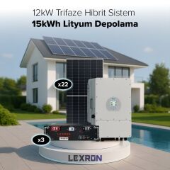 12KW TRİFAZE HİBRİT SİSTEM 3