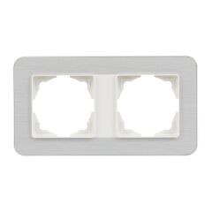 Günsan Radius Fildişi Beyazı & Silver Light İkili Çerçeve