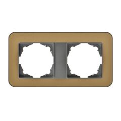 Günsan Radius Mocha & Pearl Gold İkili Çerçeve