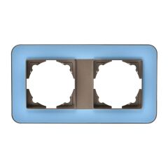 Günsan Radius Mocha & Pastel Blue İkili Çerçeve