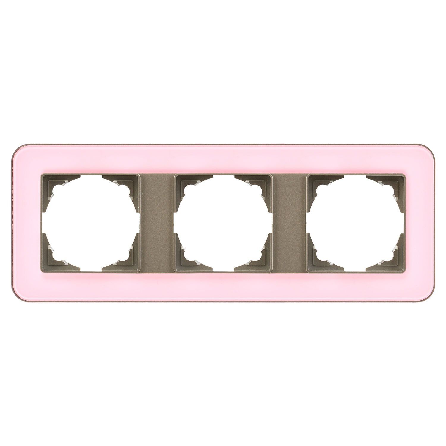 Günsan Radius Mocha & Powdery Pink Üçlü Çerçeve