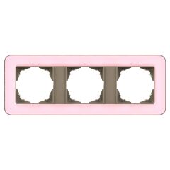 Günsan Radius Mocha & Powdery Pink Üçlü Çerçeve