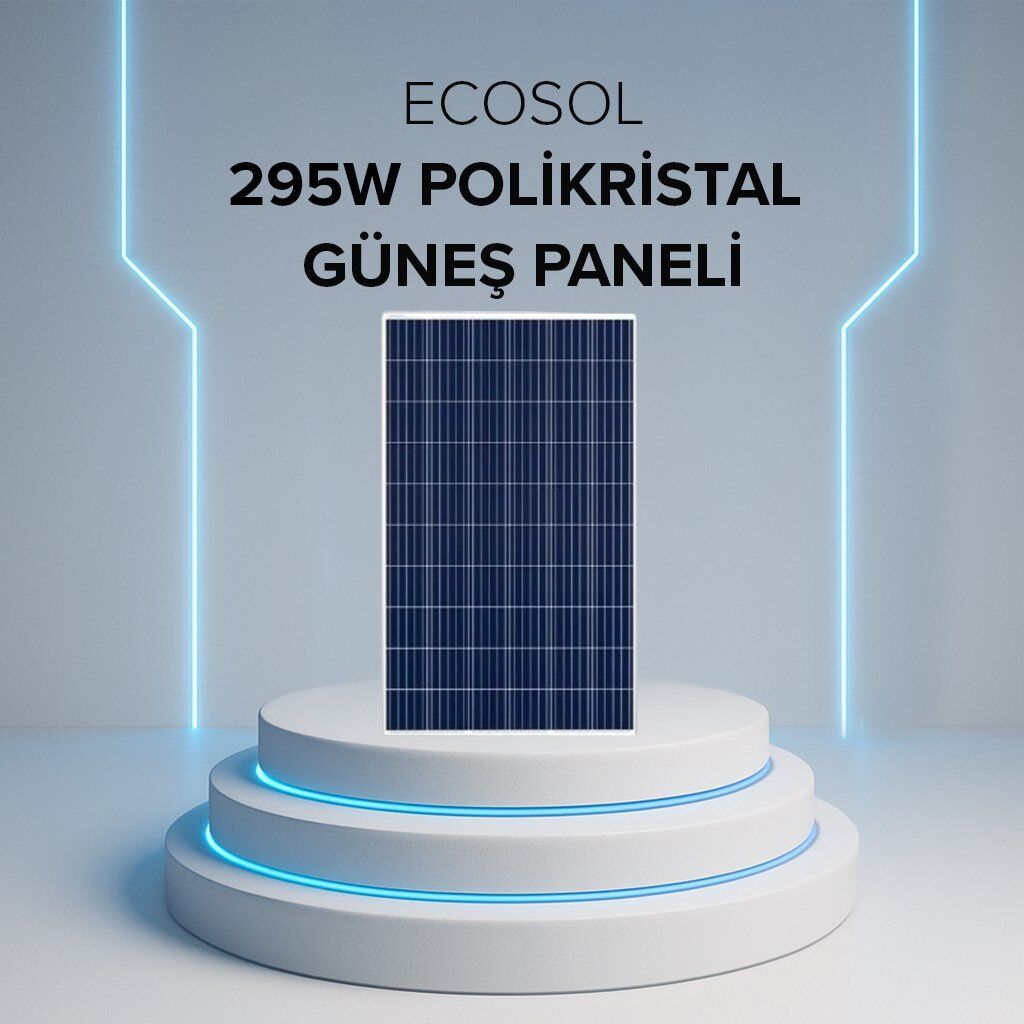 295W POLYKRİSTAL GÜNEŞ PANELİ