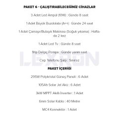 POLYKRİSTALLİ BAĞ EVİ PAKETİ (PAKET 6)