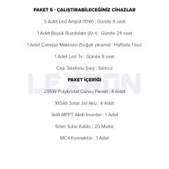 POLYKRİSTALLİ BAĞ EVİ PAKETİ (PAKET 5)