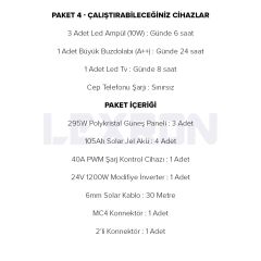 POLYKRİSTALLİ BÜYÜK BUZDOLABI PAKETİ (PAKET 4)