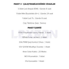 POLYKRİSTALLİ MİNİ BUZDOLABI PAKETİ (PAKET 3)