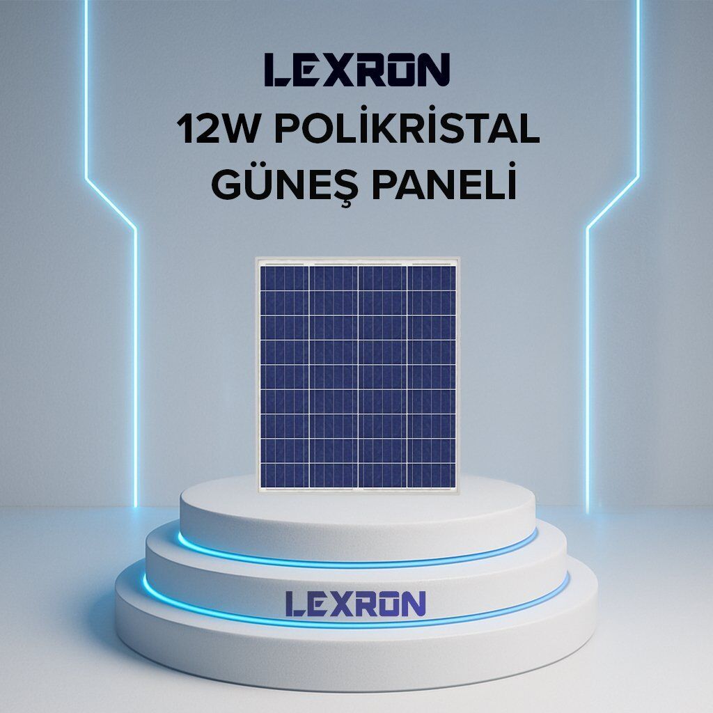 10W POLYKRİSTAL GÜNEŞ PANELİ