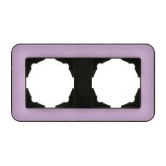 Günsan Radius Metalik Siyah & Pastel Violet İkili Çerçeve