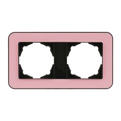 Günsan Radius Metalik Siyah & Powdery Pink İkili Çerçeve