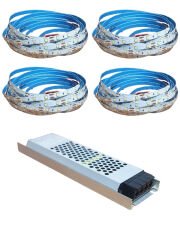 Şerit Led 40x40 Orjinal Set Ultra Slim Trafo İç Mekan Beyaz - 20 metre