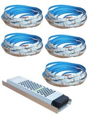 Şerit Led 40x40 Orjinal Set Ultra Slim Trafo İç Mekan Beyaz - 25 metre