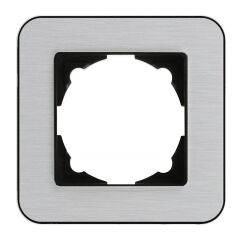 Günsan Radius Metalik Siyah & Silver Light Tekli Çerçeve