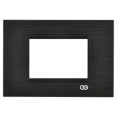 Günsan Domino Siyah & Siyah Çerçeve / Çıtası Krom- 3M