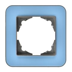 Günsan Radius Metalik Bej & Pastel Blue Tekli Çerçeve