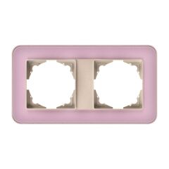 Günsan Radius Metalik Bej & Powdery Pink İkili Çerçeve