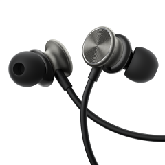 JOYROOM JR-EW03 IN-EAR METAL WIRED EARBUDS-DARK GRAY