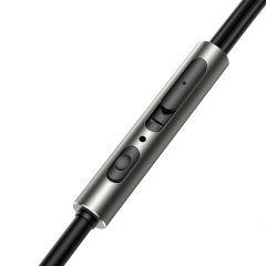 JOYROOM JR-EW03 IN-EAR METAL WIRED EARBUDS-DARK GRAY