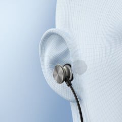 JOYROOM JR-EW03 IN-EAR METAL WIRED EARBUDS-DARK GRAY