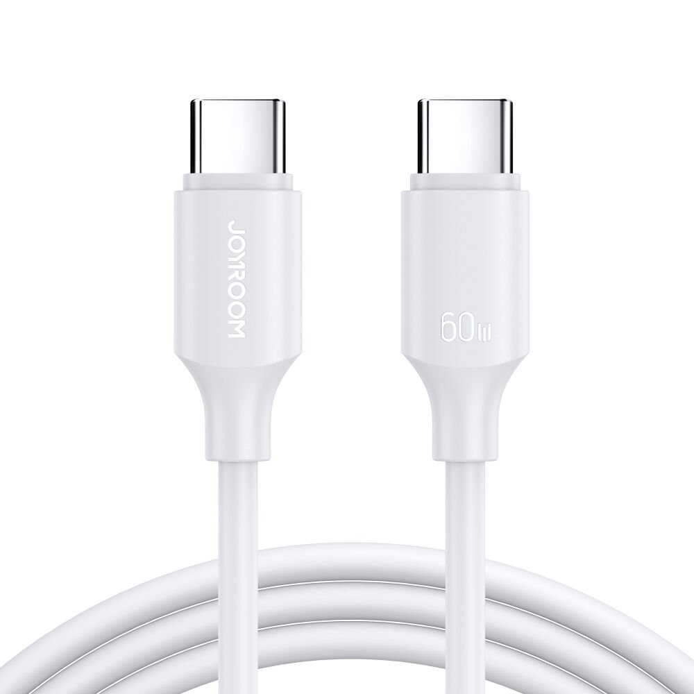 JOYROOM S-CC060A9 60W TYPE C-TYPE C 0.25M-WHITE