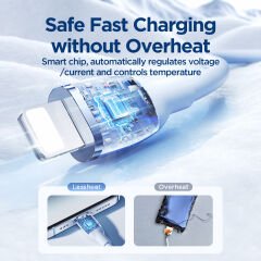 JOYROOM SA29-AL3 3A USB A-LIGHTNING 1.2M-BLUE