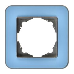 Günsan Radius Füme & Pastel Blue Tekli Çerçeve