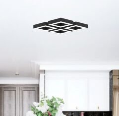4'Lü Kare Led Lineer