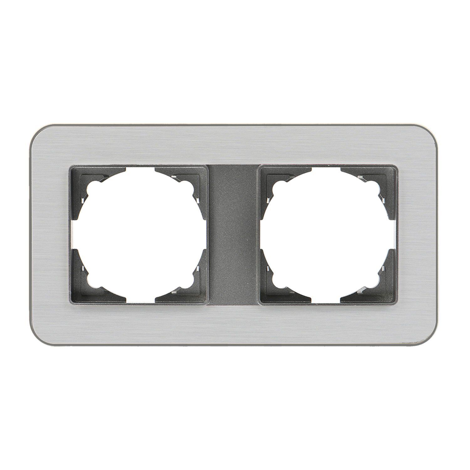 Günsan Radius Füme & Silver Light İkili Çerçeve