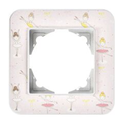 Günsan Radius Gümüş & Pinky Ballerina Tekli Çerçeve
