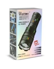 5000 LÜMEN CREE TG LED ŞARJ GÖSTERGELİ EL FENERİ WATTON WT-731