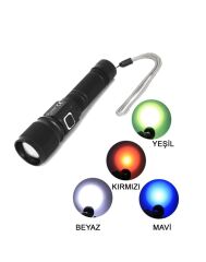 CREE TG LED 1000 LÜMEN GÖSTERGELİ FONKSİYONEL EL FENERİ WATTON WT-732