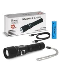 CREE TG LED 1000 LÜMEN GÖSTERGELİ FONKSİYONEL EL FENERİ WATTON WT-732