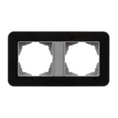Günsan Radius Gümüş & Jet Black İkili Çerçeve