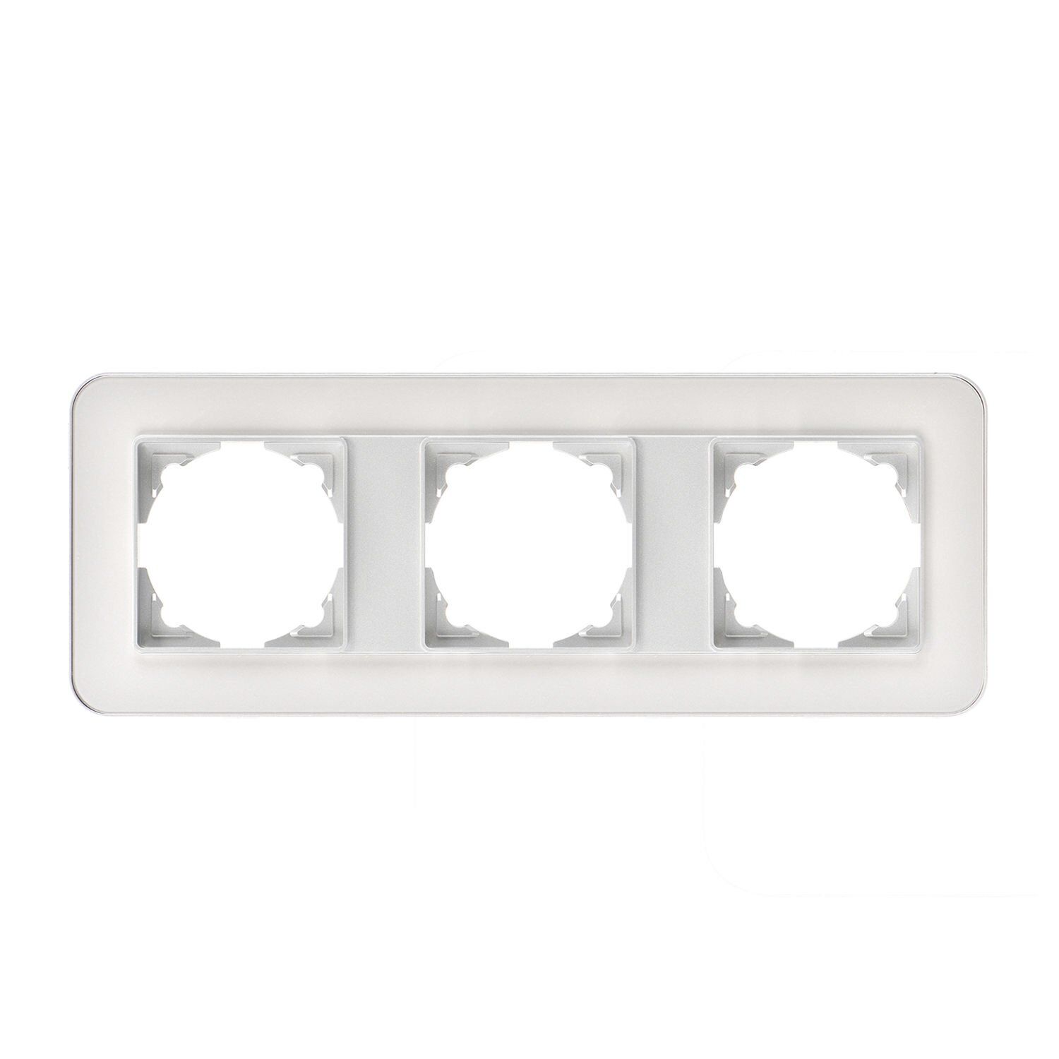 Günsan Radius Gümüş & Pearl Silver Üçlü Çerçeve